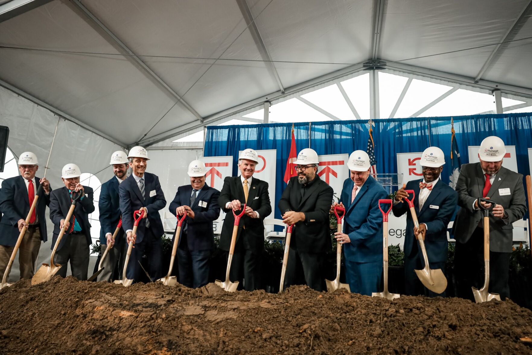 Pomega groundbreaking